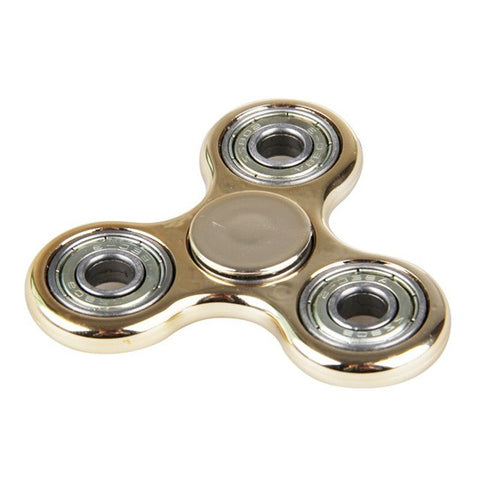 Tri-Spinner Color Fidget Toy Plastic EDC Hand Spinner For Autism and ADHD with box