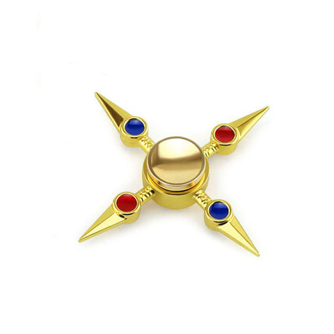 fidget hand spinner bearing ball golden zinc alloy hand spinner fidget spinner for Autism and ADHD Fidget Spinner Professional