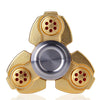 CKF PEPYAKKA Metal Alloy Tri Spinner EDC Spin Fidgets Anti Stress Sensory Metal Finger Spinner Hand Spinner Reduce Pressuse Boxs
