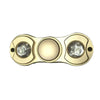 High Quality LED Light Hand Spinner Fidget Toys  Fidget Cube Stress Cube Spinner Aluminium Ceramic Finger Ball For Autism ADHD