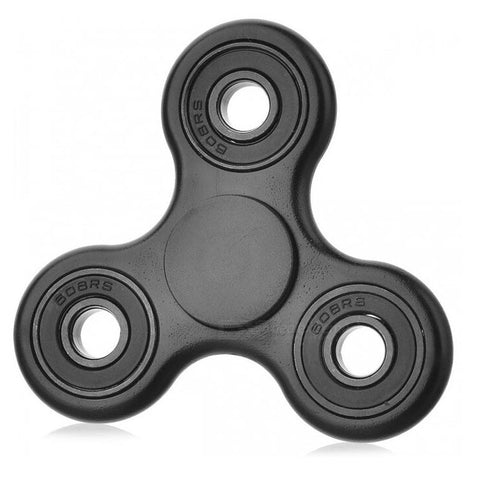 Tri-Spinner Fidget Toy Plastic EDC Hand Spinner Steel Bearing Rotation 2 Mins