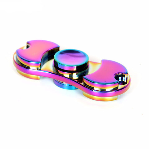 New pattern Colorful Hand Tri-Spinner Fidgets Toy Torqbar alloy EDC Sensory Fidget Spinners For Autism And Kids/Adult Funny