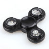 IWObabe Long Time Powerful Aluminum Fidget Spinner LED Flash Light Hand Finger Focus EDC Stress Toys Kids Adults