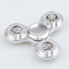 IWObabe Long Time Powerful Aluminum Fidget Spinner LED Flash Light Hand Finger Focus EDC Stress Toys Kids Adults