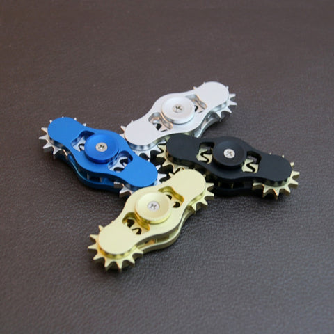 New Arrival Crazy Hand Spinner Fidget Spinner Material Aluminum 3 gears EDC Toys Super strong mechanical sense  T143