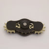 New Gears Linkage Vinger Fidget Spinner Metal EDC Tri Hand Spinner Three Teeth Linkage Angst Stress handspinner Gift Toy SL222