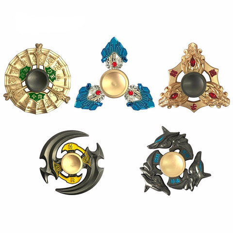 TOFOCO Hand Spinner Fidget Spinner Stress Cube Brass Hand Spinners Focus KeepToy and ADHD EDC Anti Stress Toys