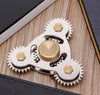 Retail NEW Alloy gear  Hand Spinner Fidget Spinner Fingers EDC Acrylic Plastic Fidgets Toys Gyro Toys With Retail Box