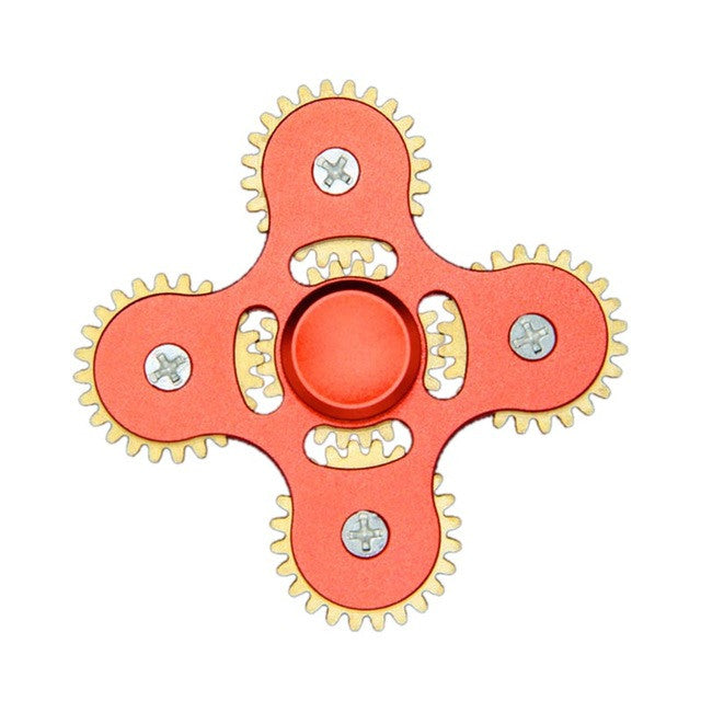 New Four-angle Five Mechanical Gear Linkage Finger Fidget Hand Spinner – Spinner Up