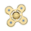 New Four-angle Five Mechanical Gear Linkage Finger Fidget Hand Spinner Alloy Fingerspinner EDC Decompression Toys For Kids Adult