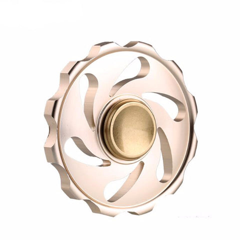 Round gear High speed bearings alloy stress Spinner Hand Spinner Metal and ADHD handspinner EDC Tri-Spinner Metal Fidget Spinner
