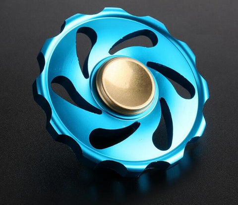 Round gear High speed bearings alloy stress Spinner Hand Spinner Metal and ADHD handspinner EDC Tri-Spinner Metal Fidget Spinner
