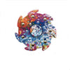 TOFOCO Hand Spinner Fidget Spinner Glowing Plastic Fingertips Gyro Stress Cube Brass Hand Spinners Focus KeepToy and ADHD