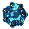 TOFOCO Hand Spinner Fidget Spinner Glowing Plastic Fingertips Gyro Stress Cube Brass Hand Spinners Focus KeepToy and ADHD