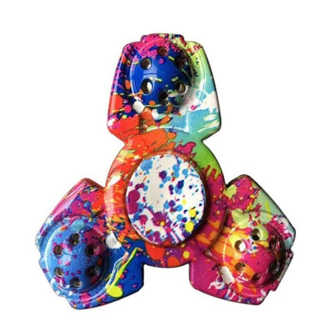 TOFOCO Hand Spinner Fidget Spinner Glowing Plastic Fingertips Gyro Stress Cube Brass Hand Spinners Focus KeepToy and ADHD