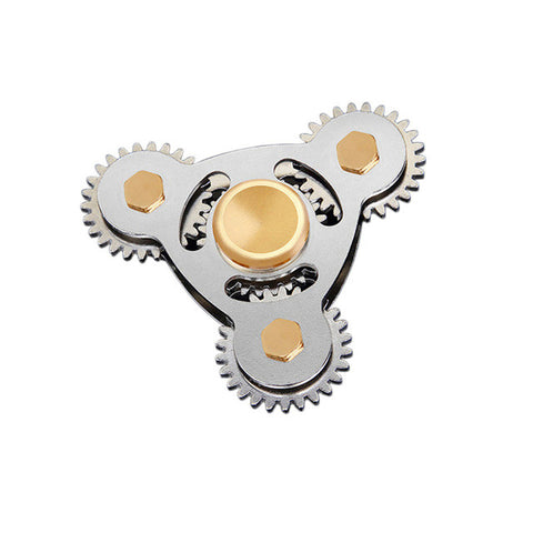 Hand Spinner Mechanical Metal Gear Linkage Gyro Finger Fidget Spinner Torqbar Brass EDC Anti Stress Toys Adult Finger Toys 2017