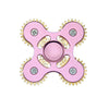 Hand Spinner Alloy Fingerspinner Four-angle Five Mechanical Gear Linkage Finger Fidget EDC Decompression Toy Gift For Kids Adult