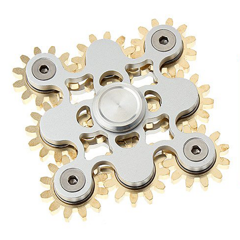 2017 Ultimate Version Nine 9 Gears Fidget Spinner Customized Hand Made Metal Fantastic Hand Spinner